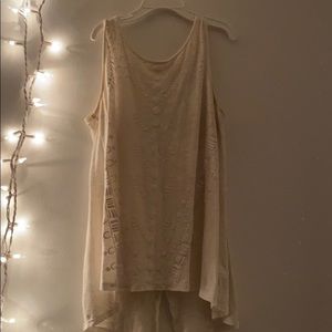 Old Navy detailed white tank